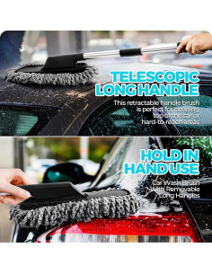 Kit de Detallado de Autos ALFLOD 30 Piezas con Gel y Cepillos 2