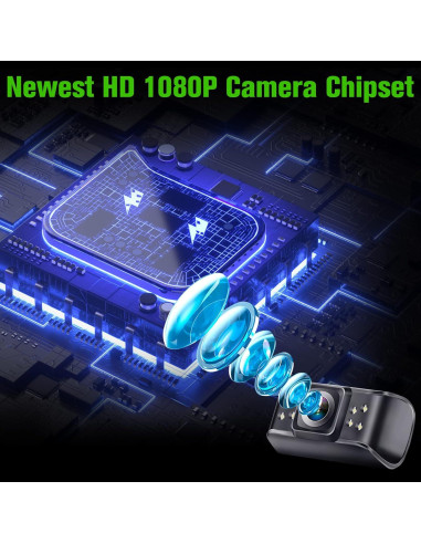 Cámara de Respaldo Rohent R1 HD 1080P Impermeable 150