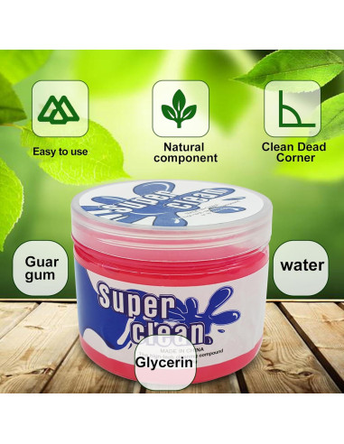 Kit de Limpieza de Autos KEVWR con Gel Rosa Reutilizable