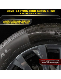 Gel para neumáticos Meguiar's Endurance 0.47 L - Brillo Duradero 2