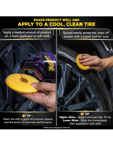 Gel para neumáticos Meguiar's Endurance 0.47 L - Brillo Duradero