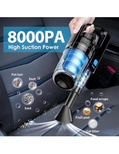 Kit de Detalle de Coche NIKCOSMK 17 Piezas con Aspiradora 2