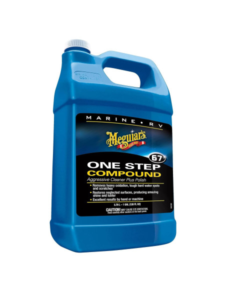 Compuesto de un paso Meguiar's M6701 para marina y RV 4.37 kg
