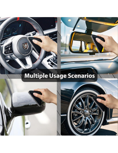 2 Pcs Aplicador de Brillo para Neumáticos RXALASKA Triangular