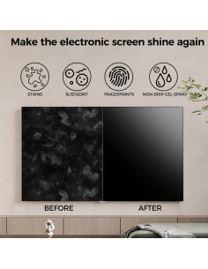 Limpiador de Pantallas Sin Goteo Jiateums 200ml - Spray para TV y Dispositivos 2