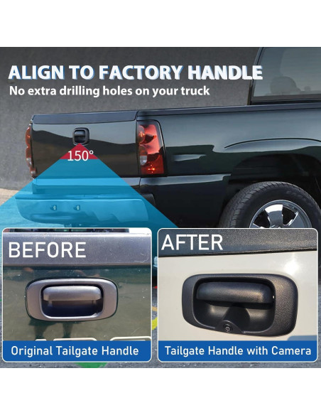 Cámara de Respaldo EWAY para Chevy Silverado 1999-2006