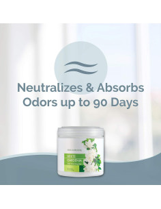 Gel Absorbente de Olores SMELLS BEGONE 425 g - Gardenia Blanca 2