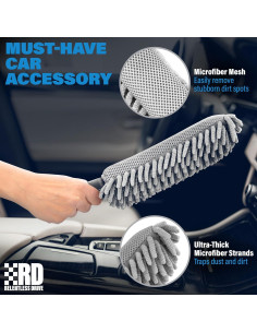 Cepillo Limpiador de Autos Relentless Drive Microfibra 25.4 cm 2