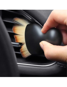 Cepillo de Limpieza Interior de Coche IPELY 2 Paquete Negro 2