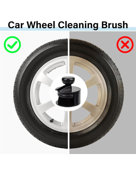 Cepillo Aplicador de Brillo para Neumáticos Ecocstm - Negro