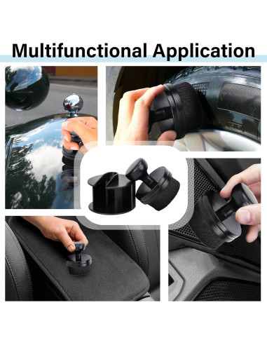 Cepillo Aplicador de Brillo para Neumáticos Ecocstm - Negro