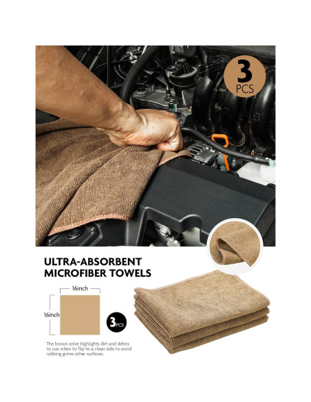 Kit de Detallado de Interior de Automóvil Fantasticlean 9PCS