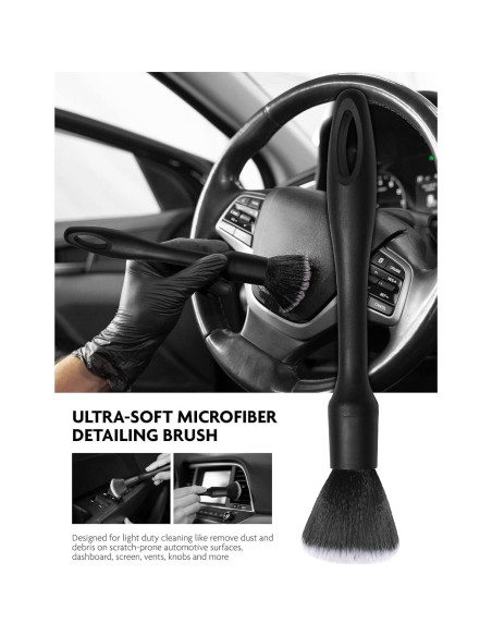 Kit de Detallado de Interior de Automóvil Fantasticlean 9PCS