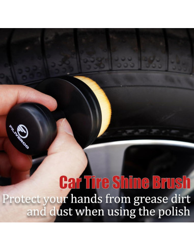 Cepillo Aplicador de Brillo para Neumáticos Filiverco - Vegano