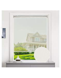 Cortina Roller LazBlinds Beige 81x183 cm Sin Cuerda UV