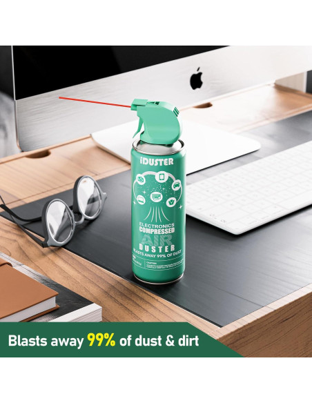 Soplador de Aire Comprimido iDuster 1 Lata 0.28 kg