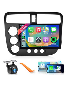 Estéreo de Coche Podofo 8 Núcleos 2G 64G para Honda Civic 2001-2005