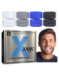 X-JAW 2.0 Ejercitador de Mandíbula Premium, 4 Niveles