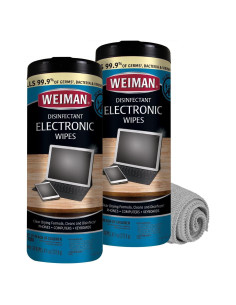 Toallitas Desinfectantes Weiman para Electrónicos - 30 Unidades
