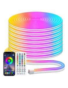 Tira de Neón LED RGB 10m Brightown, Impermeable, Control App
