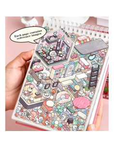 Set de Stickers 3D Creativos Ronlor - 20 Escenas para Niños y Adultos 2