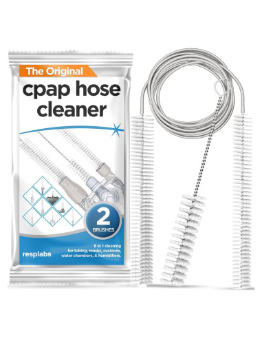 Cepillo de Limpieza CPAP Resplabs 8 en 1 para Mangueras y Más