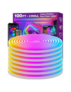 Tira de Luz LED Neón 30m LETIANPAI RGB Control Remoto IP65