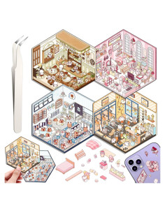 Pegatinas 3D DIY Draupnir - 4 Conjuntos para Decorar