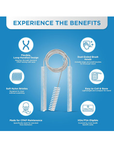 Cepillo de Limpieza CPAP Resplabs 8 en 1 para Mangueras y Más 2