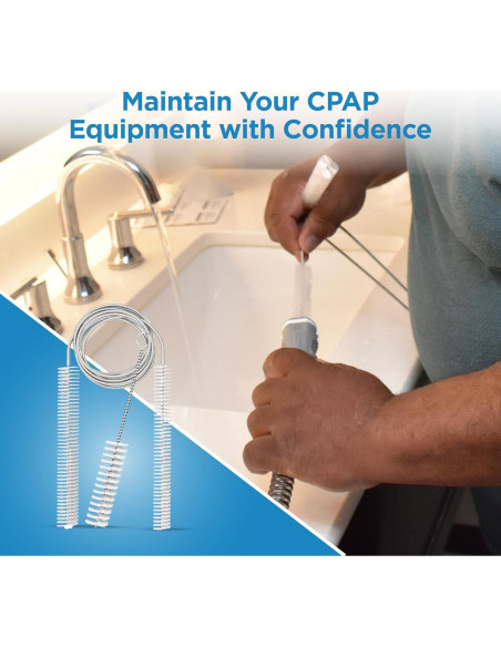 Cepillo de Limpieza CPAP Resplabs 8 en 1 para Mangueras y Más