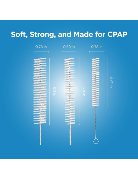 Cepillo de Limpieza CPAP Resplabs 8 en 1 para Mangueras y Más