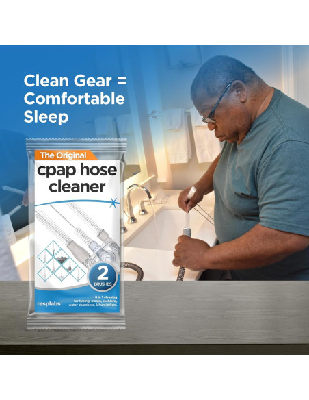 Cepillo de Limpieza CPAP Resplabs 8 en 1 para Mangueras y Más