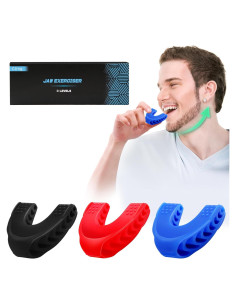 Ejercitador de Mandíbula CJing 3 Niveles Resistencia Silicona