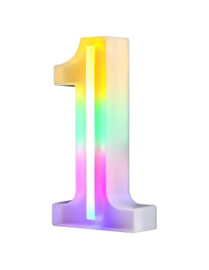 Luces de Letras de Neón WARMTHOU 26 Letras LED Decorativas