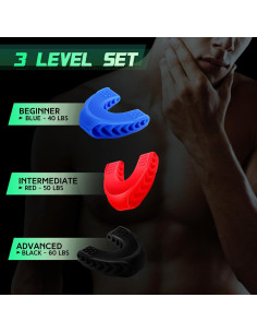 Ejercitador de Mandíbula CJing 3 Niveles Resistencia Silicona 2