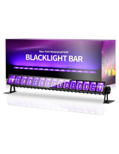 Barra de luz negra LED 42W THECHAM impermeable IP66 1.8m