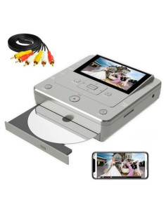 Grabadora de VHS a DVD Clariviews, Multifuncional, Gris