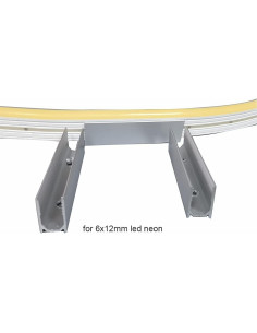 Canales de Montaje LED Neon Flex 50pcs 6x12mm Aluminio 2
