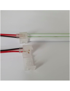 Conectores LED 2 Pines 99 Iluminación para Tira Neón 6x12mm 2