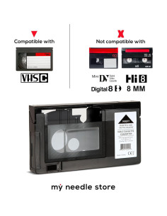 Adaptador de Casete VHS-C My Needle Store - Reproducción y Grabación 2