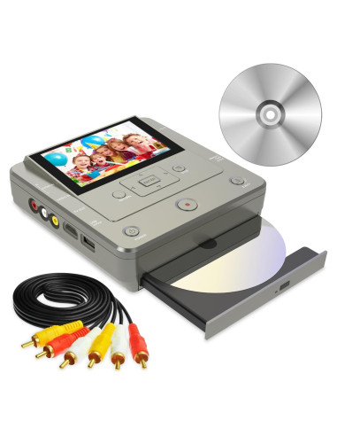 Grabadora de VHS a DVD Clariviews - Multifuncional, HD, WiFi
