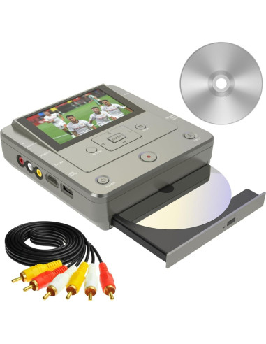 Grabadora de VHS a DVD Clariviews - Multifuncional, HD, WiFi