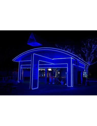 Luz de Tira LED Neón SURNIE 15m Azul Impermeable Flexible