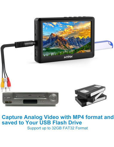 Convertidor de Video a Digital MYPIN VG0109 4.3" HDMI