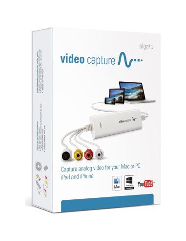 Elgato Video Capture - Dispositivo USB 2.0 para Digitalizar Video
