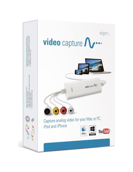Elgato Video Capture - Dispositivo USB 2.0 para Digitalizar Video