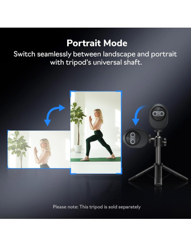 Webcam 4K EMEET Piko con IA, Autofoco y 3 Micrófonos