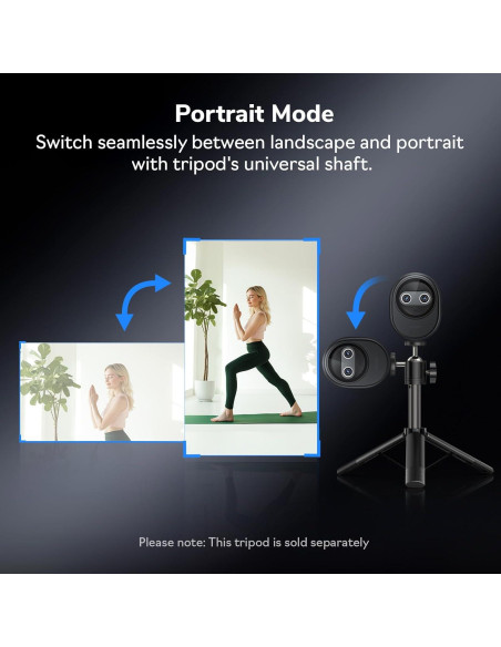 Webcam 4K EMEET Piko con IA, Autofoco y 3 Micrófonos