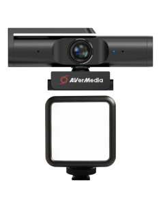 Webcam AVerMedia PW513 4K Ultra HD con Luz Mini RGB