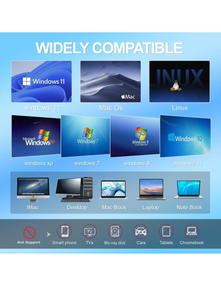 Unidad Externa de CD/DVD BPAKDU B31-Y2 USB 3.0 Negra